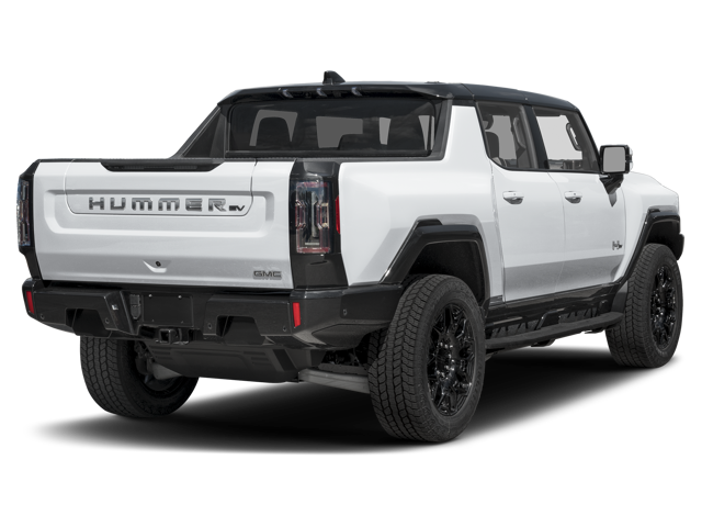 Rear side view of 2026 GMC Hummer EV Pickup