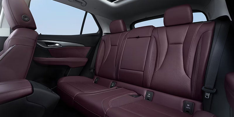 Interior view of 2025 Buick Envision passenger seating