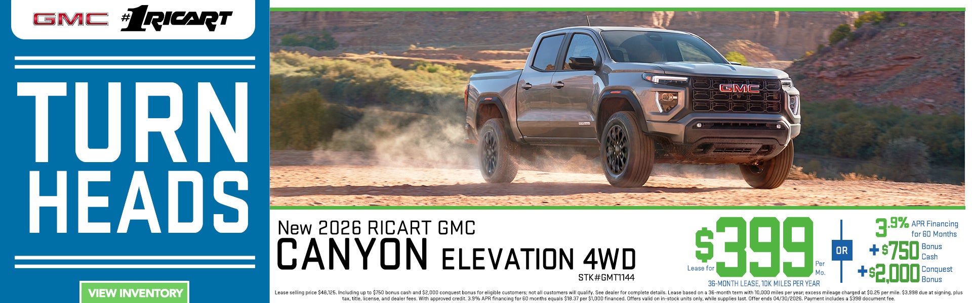 2026 GMC Canyon