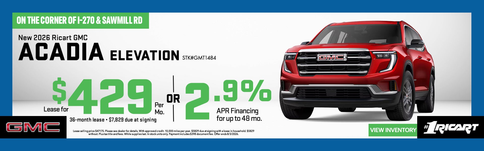 2026 GMC Acadia