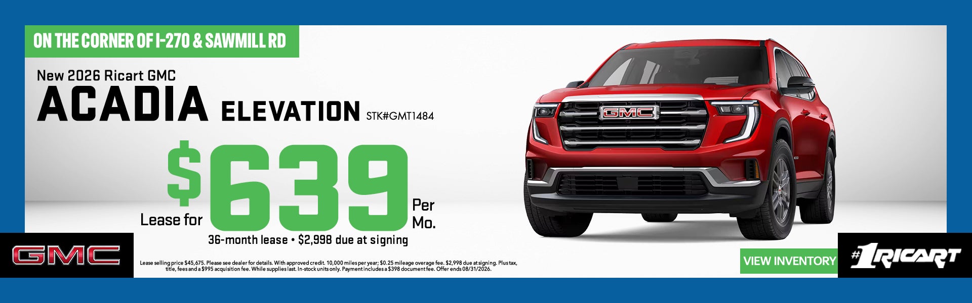 2026 GMC Acadia