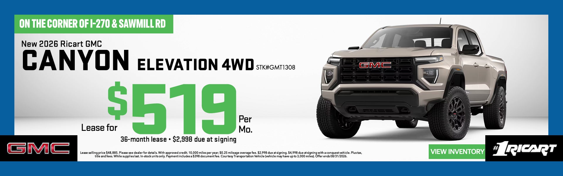 2026 GMC Canyon