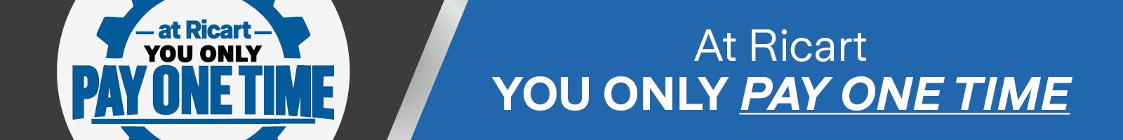 Ricart one-time payment repair coverage and protection
